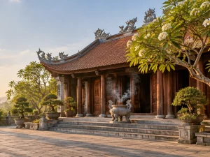 Từ đường họ Trần với mái ngói cổ
